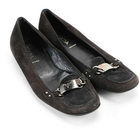 prada loafers suede|Prada suede loafers women's.